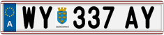 License plate of Austria, Regular plates