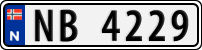 License plate of Norway, Trailers, motorcycles, special vehicles