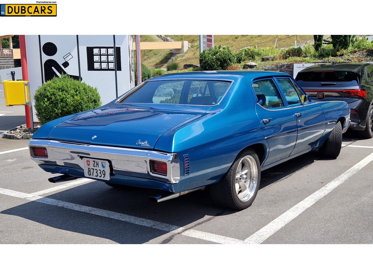 ZH 87339, Chevrolet Chevelle 2nd gen 1970 4-door Sedan (69; A-body), 2nd facelift, 1969–1970