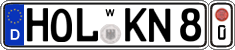 German license plate, Transferable license plates