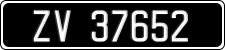 License plate of Ireland, Oldtimers
