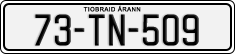 License plate of Ireland, Regular plates