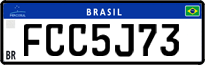 License plate of Brazil, Private owners (Mercosul)
