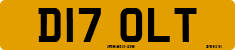 License plate of the United Kingdom, 1983 year system