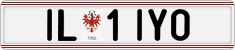 License plate of Austria, Regular plates