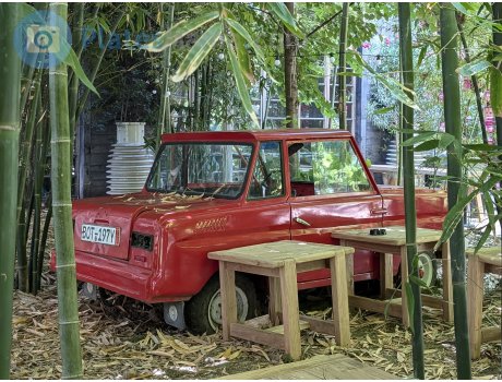 BOT 197 Y, License plate without vehicle