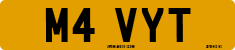License plate of the United Kingdom, 1983 year system