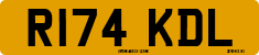 License plate of the United Kingdom, 1983 year system