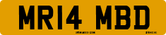 License plate of the United Kingdom, 2001 year system