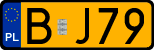 License plates of Poland, Oldtimers