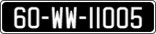 License plate of Ireland, Regular plates
