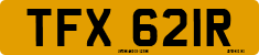 License plate of the United Kingdom, 1963 year system