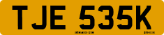 License plate of the United Kingdom, 1963 year system
