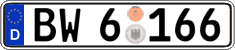 German license plate, Authorities and federal agencies