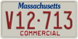 Massachusetts, Commercial vehicles (X12-345)