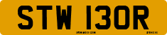 License plate of the United Kingdom, 1963 year system