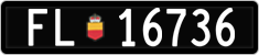 License plate of Liechtenstein, Cars