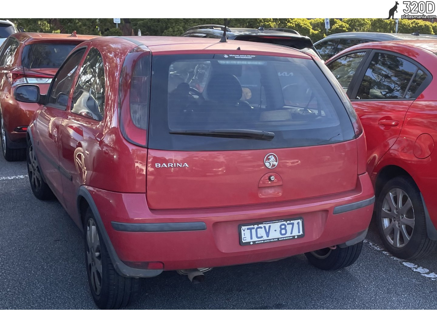 TCV-871, Holden Barina 4th gen 3-door Hatch (XC), 2001–2005