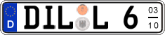 German license plate, Seasonal plates