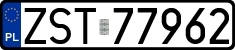 License plates of Poland, Regular car plates