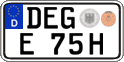 German license plate, Plates for oldtimers (type 