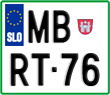 License plate of Slovenia, Motorcycles