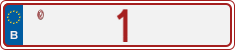 License plate of Belgium, Vanity Plates (2014)