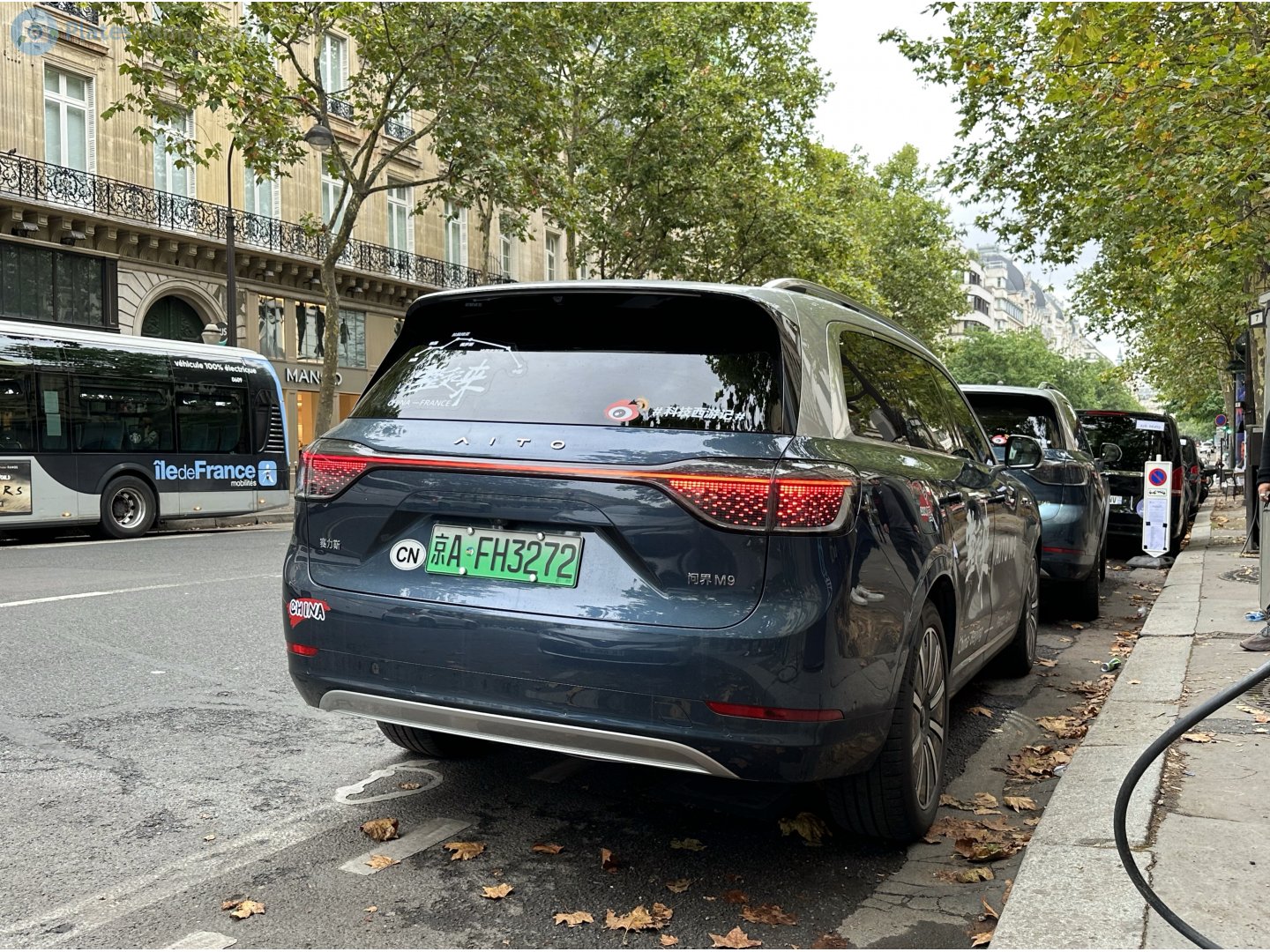 京A·FH3272, AITO (Wenjie) M9 1st gen, 2023–