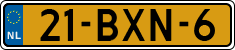 License plate of the Netherlands, Heavy Commercial Vehicles (1994 system)