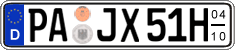 German license plate, Seasonal plates (Oldtimers)