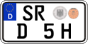 German license plate, Plates for oldtimers (type 