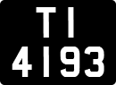 License plate of the United Kingdom, 1903 year system