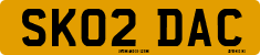 License plate of the United Kingdom, 2001 year system