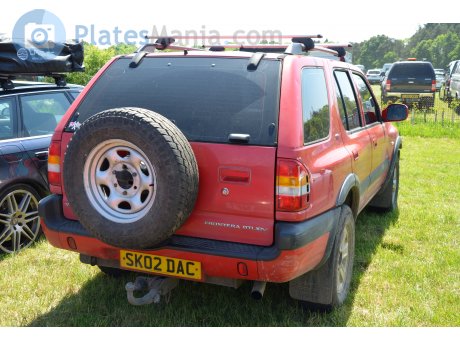 SK02 DAC, Vauxhall Frontera