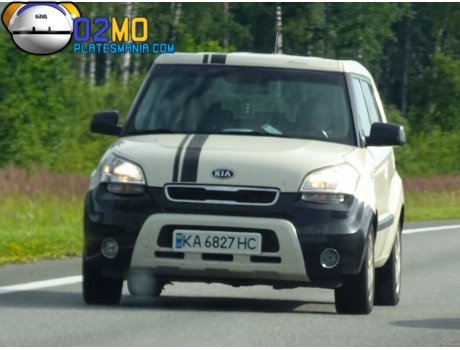 KA 6827 HC, Kia Soul