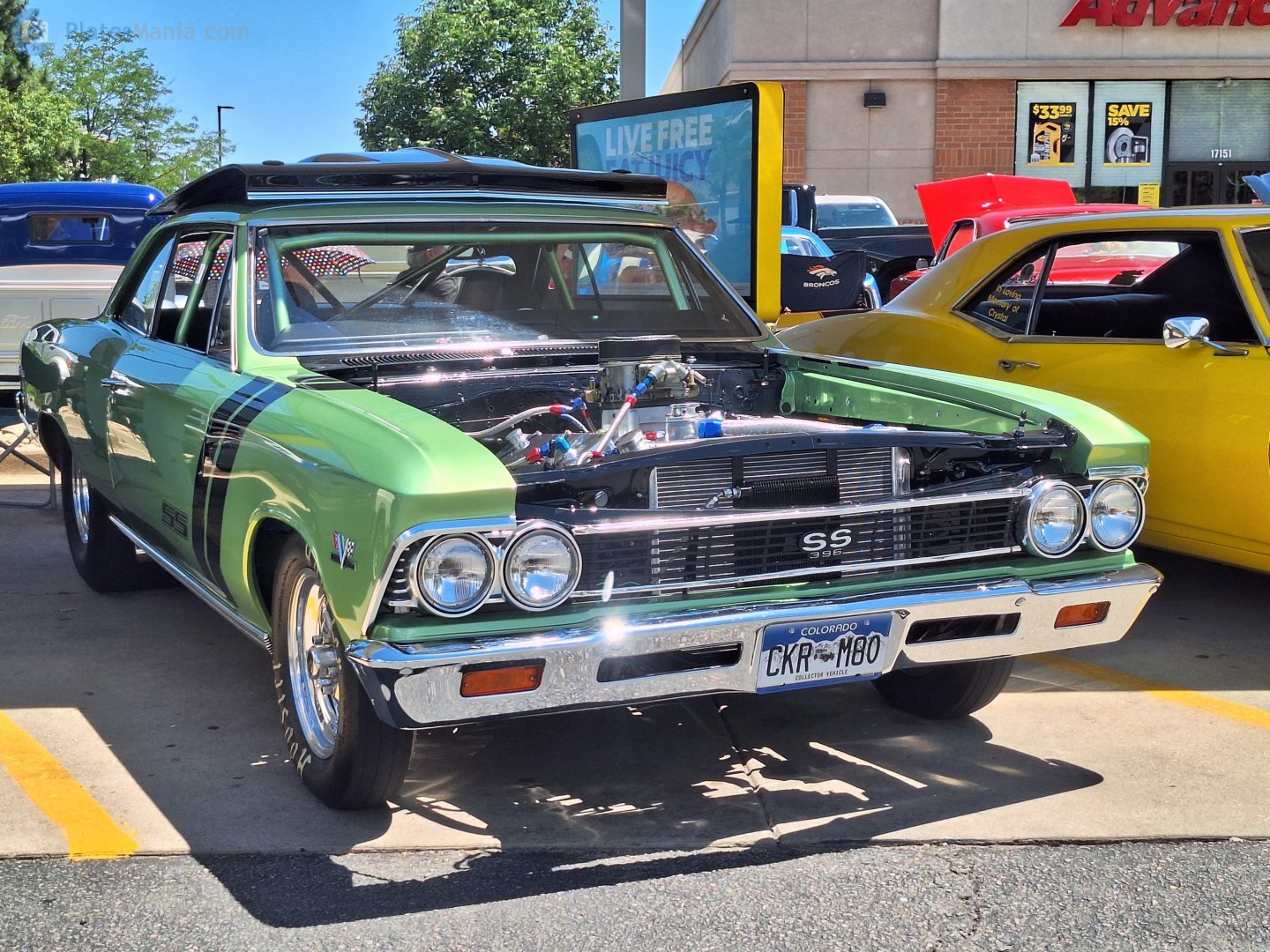 CKR-M80, Chevrolet Chevelle 1st gen 1966 2-door Sedan (11; A-body), 2nd facelift, 1965–1966