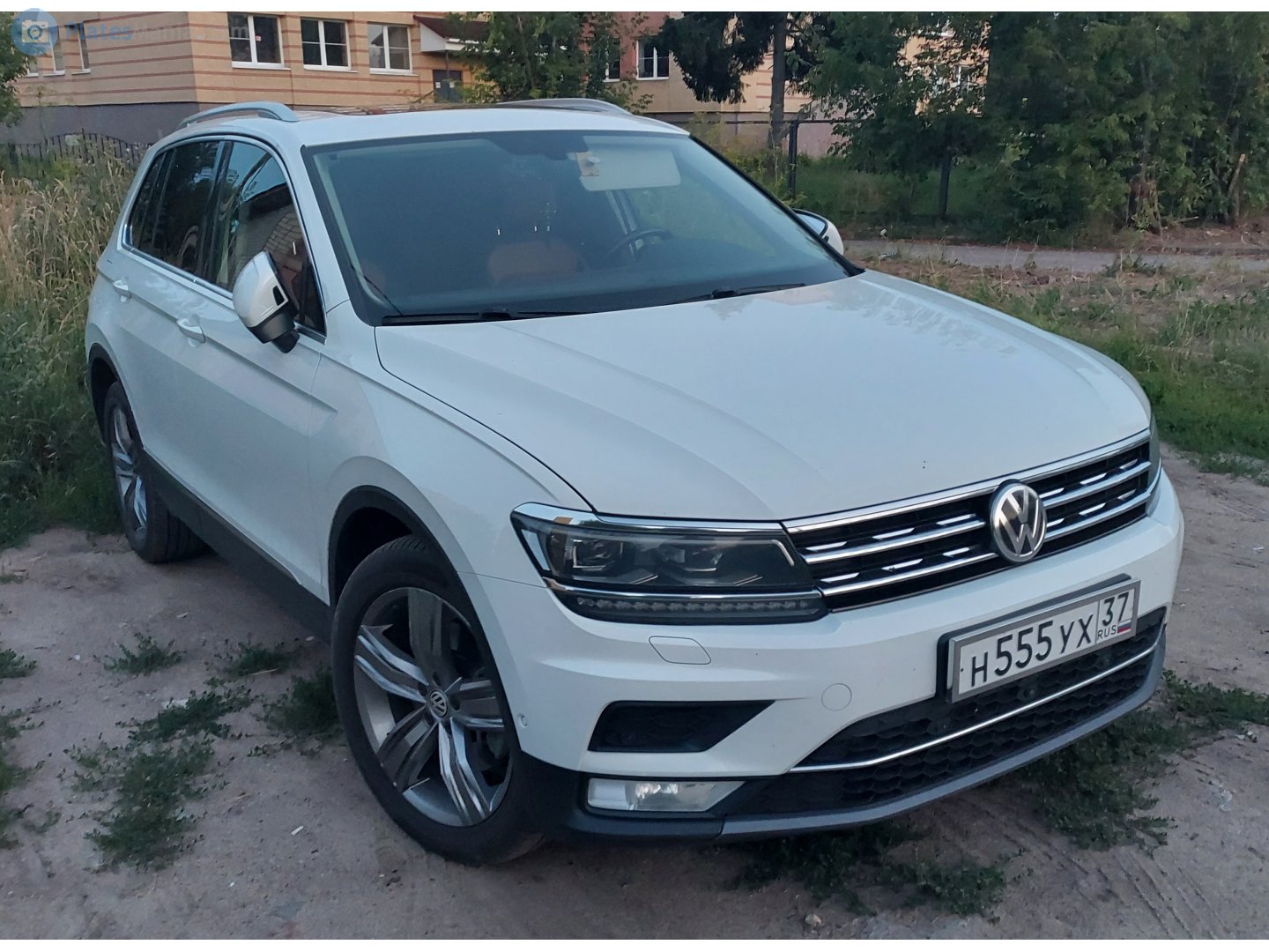 н 555 ух 37, Volkswagen Tiguan 2nd gen (AD/AX/Allspace/L), 2016–2021