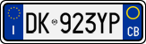 License plate of Italy, Cars (1994 year series)