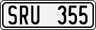 License plate of Sweden, Regular plates