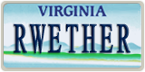 Virginia, Vanity Plates