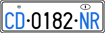License plate of Italy, Diplomatic
