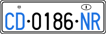 License plate of Italy, Diplomatic