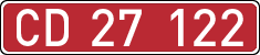 License plates of Spain, Diplomatic