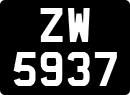 License plate of the United Kingdom, 1903 year system