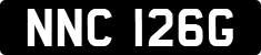 License plate of the United Kingdom, 1963 year system