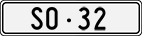 License plate of Switzerland, Cars