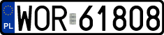License plates of Poland, Regular car plates