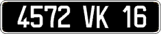 French license plate, FNI