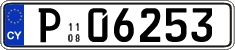License plate of Cyprus, Trailers