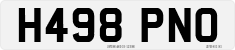 License plate of the United Kingdom, 1983 year system